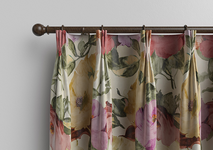 Amelia Faux Silk, Berry Blush - Made to Measure Curtain - Image 11